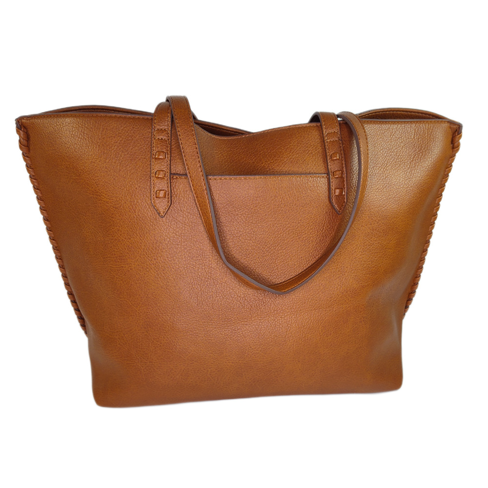 Style & Co Extra Large East West Tote - Tortoise Shell/Brown/Tan - XL - NWOT - Picture 3 of 15